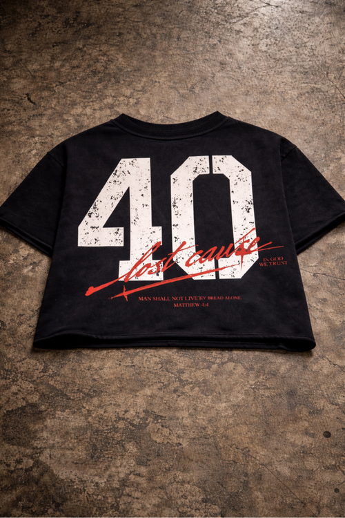 JESUS PIECE CROPPED T SHIRT